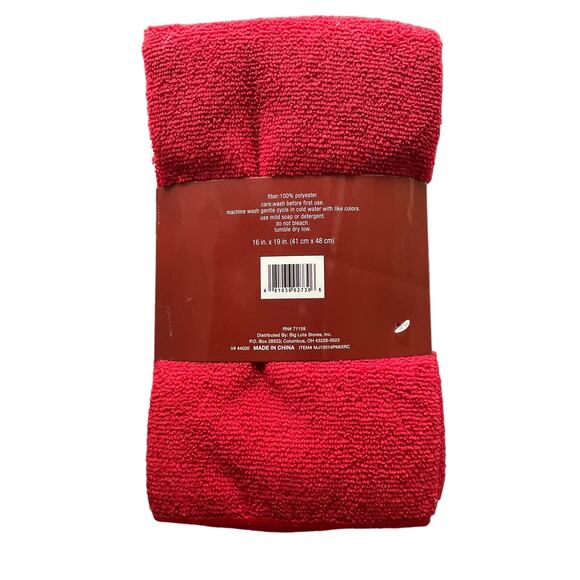 Great Gatherings 4 pack Kitchen Towels Red White 16x19  b3 - Picture 2 of 3